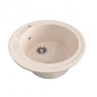 Мойкa ML-GMS01 СТАНДАРТ круглая, бежевый (328), 470мм (глуб. чаши 180)