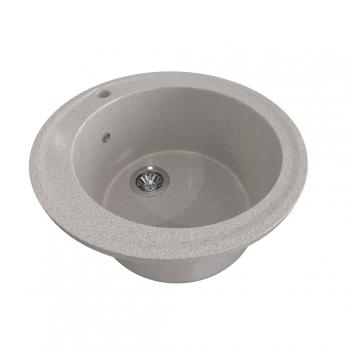 Мойкa ML-GMS01 СТАНДАРТ круглая, светло-серый (310), 470мм (глуб. чаши 180)