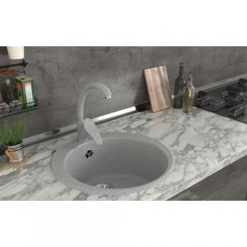 Мойкa ML-GMS01 СТАНДАРТ круглая, светло-серый (310), 470мм (глуб. чаши 180)