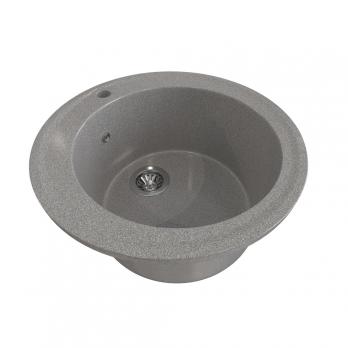 Мойкa ML-GMS01 СТАНДАРТ круглая, темно-серый (309), 470мм (глуб. чаши 180)