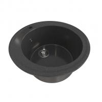 Мойкa ML-GMS01 СТАНДАРТ круглая, черный (308), 470мм (глуб. чаши 180)