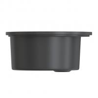 Мойкa ML-GMS01 СТАНДАРТ круглая, черный (308), 470мм (глуб. чаши 180)