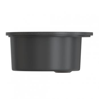 Мойкa ML-GMS01 СТАНДАРТ круглая, черный (308), 470мм (глуб. чаши 180)