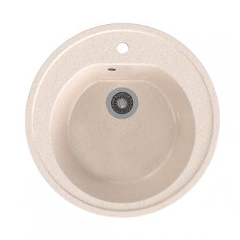Мойкa ML-GMS02 СТАНДАРТ круглая, бежевый (328), 505мм (глуб. чаши 180)