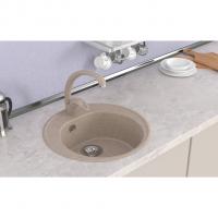 Мойкa ML-GMS02 СТАНДАРТ круглая, песочный (302), 505мм (глуб. чаши 180)