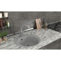 Мойкa ML-GMS02 СТАНДАРТ круглая, светло-серый (310), 505мм (глуб. чаши 180)