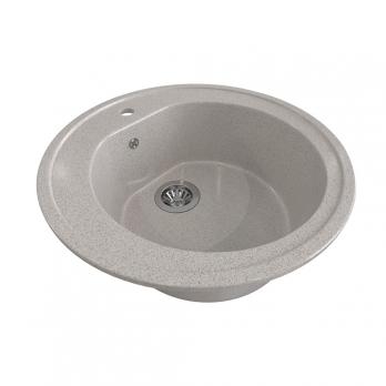 Мойкa ML-GMS02 СТАНДАРТ круглая, светло-серый (310), 505мм (глуб. чаши 180)