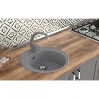 Мойкa ML-GMS02 СТАНДАРТ круглая, темно-серый (309), 505мм (глуб. чаши 180)