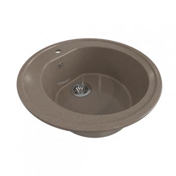 Мойкa ML-GMS02 СТАНДАРТ круглая, терракот (307), 505мм (глуб. чаши 180)