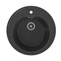 Мойкa ML-GMS02 СТАНДАРТ круглая, черный (308), 505мм (глуб. чаши 180)