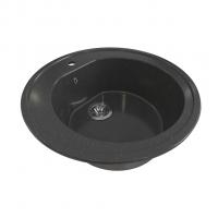 Мойкa ML-GMS02 СТАНДАРТ круглая, черный (308), 505мм (глуб. чаши 180)