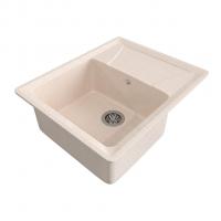 Мойка ML-GMS03 СТАНДАРТ с крылом, бежевый (328), 605*495*190мм