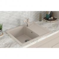 Мойка ML-GMS03 СТАНДАРТ с крылом, бежевый (328), 605*495*190мм