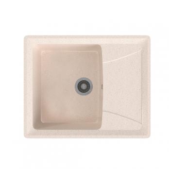 Мойка ML-GMS03 СТАНДАРТ с крылом, бежевый (328), 605*495*190мм