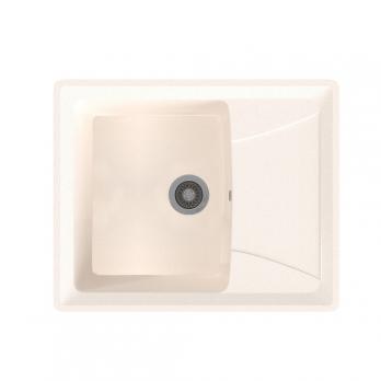 Мойка ML-GMS03 СТАНДАРТ с крылом, белый (331), 605*495*190мм