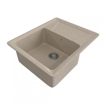 Мойка ML-GMS03 СТАНДАРТ с крылом, песочный (302), 605*495*190мм