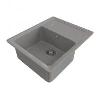 Мойка ML-GMS03 СТАНДАРТ с крылом, темно-серый (309), 605*495*190мм