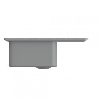 Мойка ML-GMS03 СТАНДАРТ с крылом, темно-серый (309), 605*495*190мм