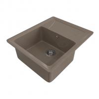 Мойка ML-GMS03 СТАНДАРТ с крылом, терракот (307), 605*495*190мм