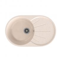 Мойка ML-GMS05 СТАНДАРТ овальная с крылом, бежевый (328), 740*455*190мм