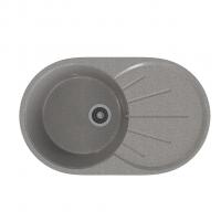 Мойка ML-GMS05 СТАНДАРТ овальная с крылом, темно-серый (309), 740*455*190мм