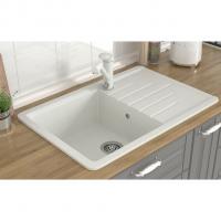 Мойка ML-GMS07 СТАНДАРТ с крылом, белый (331), 750*495*190мм