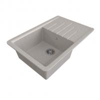 Мойка ML-GMS07 СТАНДАРТ с крылом, светло-серый (310), 750*495*190мм