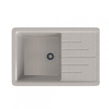 Мойка ML-GMS07 СТАНДАРТ с крылом, светло-серый (310), 750*495*190мм