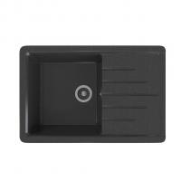Мойка ML-GMS07 СТАНДАРТ с крылом, черный (308), 750*495*190мм