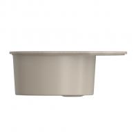 Мойка ML-GMS08 СТАНДАРТ овальная с крылом, песочный (302), 570*460*170мм