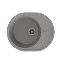 Мойка ML-GMS08 СТАНДАРТ овальная с крылом, темно-серый (309), 570*460*170мм