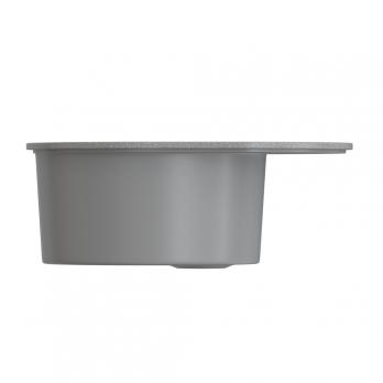 Мойка ML-GMS08 СТАНДАРТ овальная с крылом, темно-серый (309), 570*460*170мм