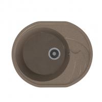 Мойка ML-GMS08 СТАНДАРТ овальная с крылом, терракот (307), 570*460*170мм