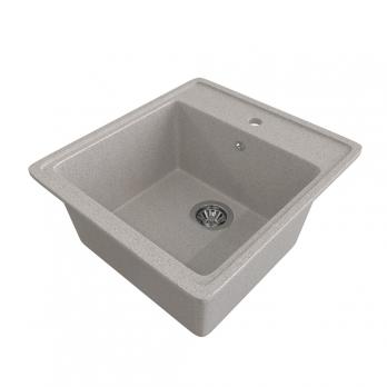 Мойка ML-GMS10 СТАНДАРТ прямоугольная, светло-серый (310), 460*505*190мм