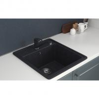 Мойка ML-GMS10 СТАНДАРТ прямоугольная, черный (308), 460*505*190мм