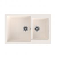 Мойка ML-GMS13 СТАНДАРТ двухчашевая, белый (331), 767*502*190мм