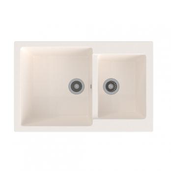 Мойка ML-GMS13 СТАНДАРТ двухчашевая, белый (331), 767*502*190мм