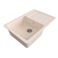 Мойка ML-GMS15 СТАНДАРТ с крылом, бежевый (328), 640*505*185мм