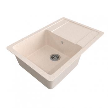 Мойка ML-GMS15 СТАНДАРТ с крылом, бежевый (328), 640*505*185мм