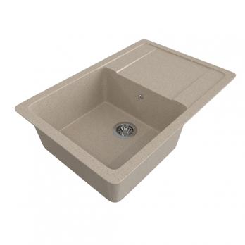 Мойка ML-GMS15 СТАНДАРТ с крылом, песочный (302), 640*505*185мм