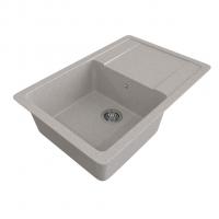 Мойка ML-GMS15 СТАНДАРТ с крылом, светло-серый (310), 640*505*185мм