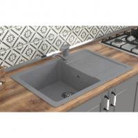 Мойка ML-GMS15 СТАНДАРТ с крылом, темно-серый (309), 640*505*185мм