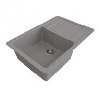 Мойка ML-GMS15 СТАНДАРТ с крылом, темно-серый (309), 640*505*185мм
