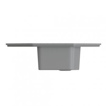 Мойка ML-GMS17 СТАНДАРТ угловая с крылом, темно-серый (309), 780*485*190мм