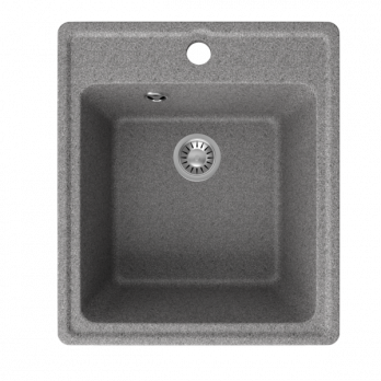 Мойка ML-GMS18 СТАНДАРТ прямоугольная, темно-серый (309), 410*470*190мм