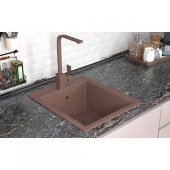 Мойка ML-GMS18 СТАНДАРТ прямоугольная, терракот (307), 410*470*190мм