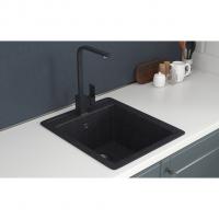 Мойка ML-GMS18 СТАНДАРТ прямоугольная, черный (308), 410*470*190мм