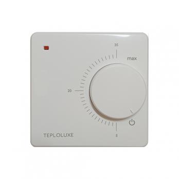 Терморегулятор ТЕПЛОЛЮКС LC 001 белый, механическое управление