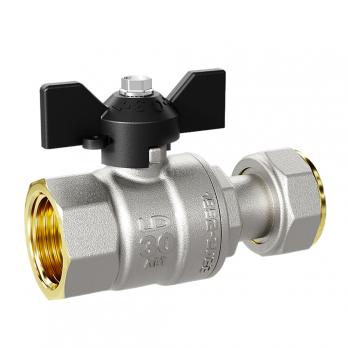 Кран шаровой 3/4'' вн/накидная гайка бабочка LD PRIDE