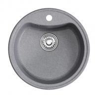 Мойкa ML-GM09 КОМФОРТ круглая, графит (342), 510 мм (глуб. чаши 190)